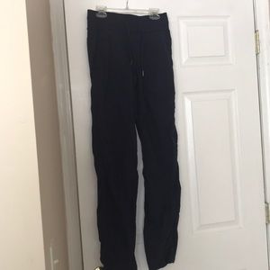 Navy blue unlined lululemon pants